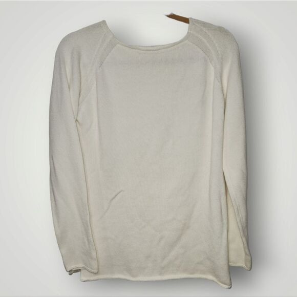 Zara Knit creme knit sweater Medium - Picture 2 of 10